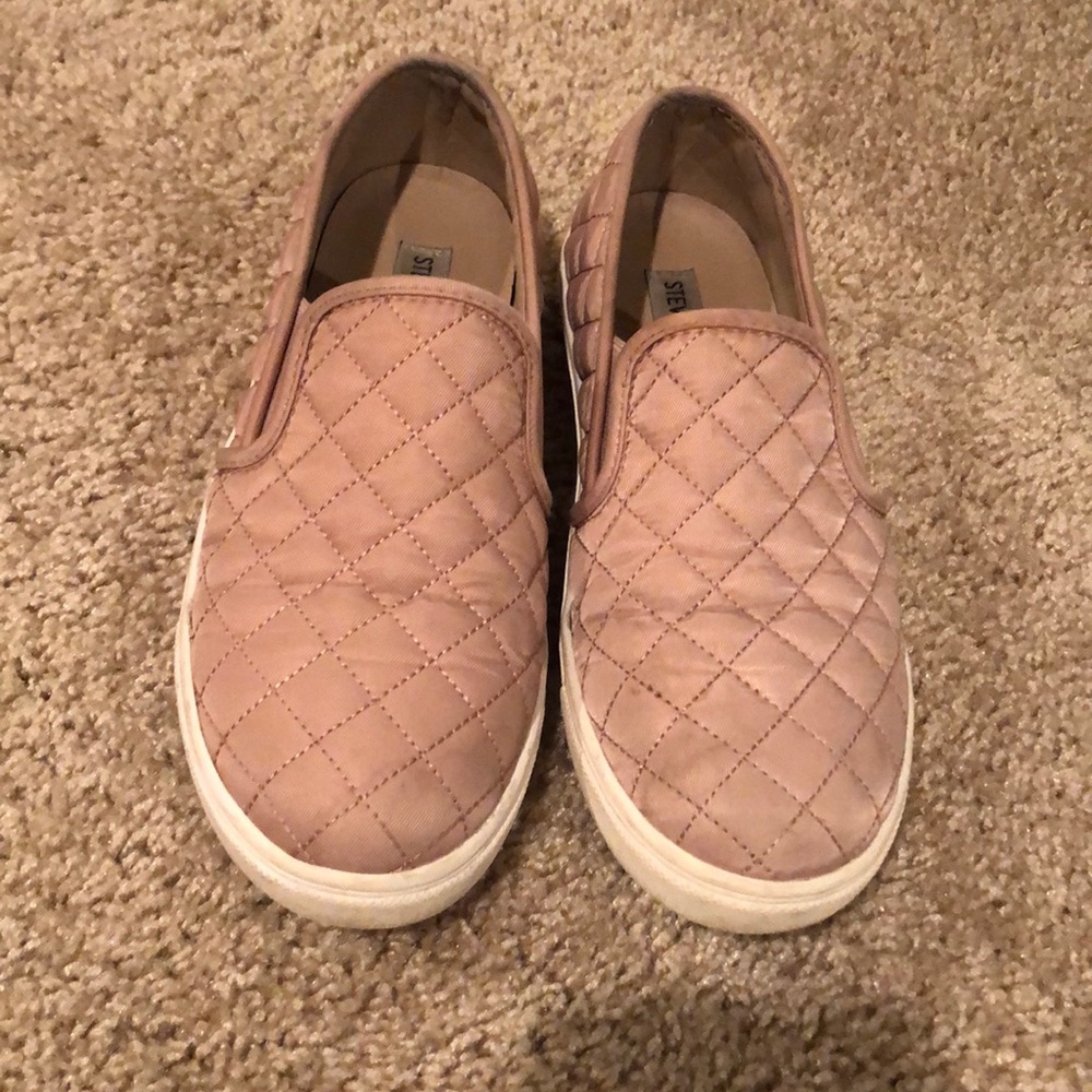 Steve Madden Quilted Slip On Sneakers